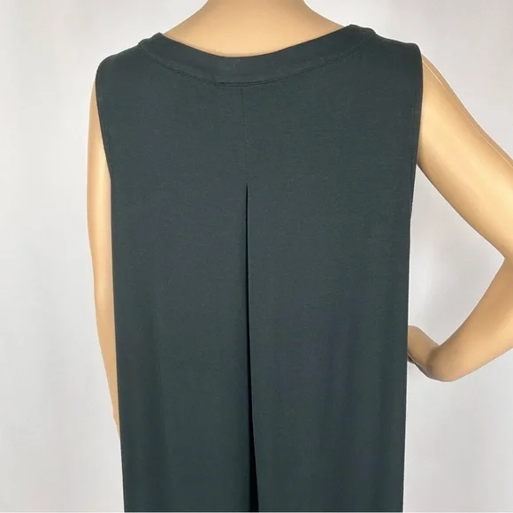 J. Jill Black Keyhole Neck Midi Dress Size 1X - Picture 8 of 12